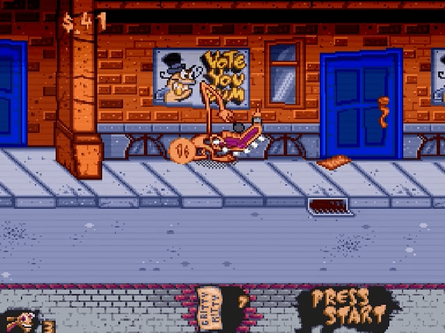 The Ren and Stimpy Show Time Warp screenshot 4 for Super Nintendo